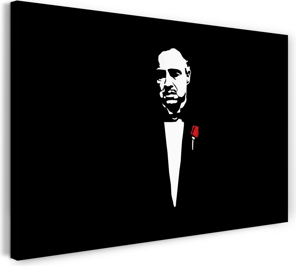 Leinwandbild (60x40cm): Der Pate Don Corleone Marlon Brando Produktbild 