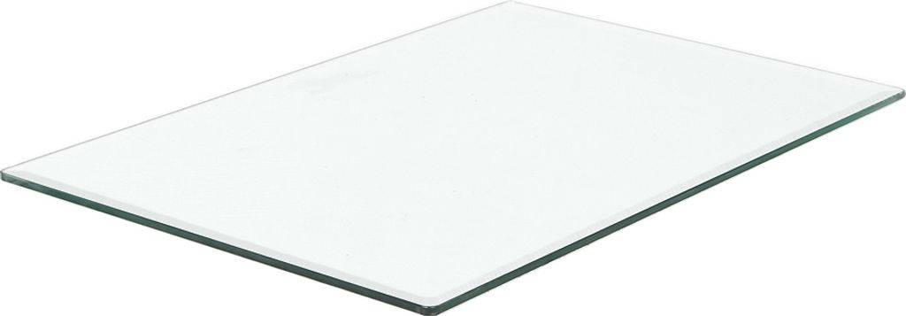 Glasplatte TERRY 100x50cm gehärtetes Glas 8mm Stärke Bodenplatte