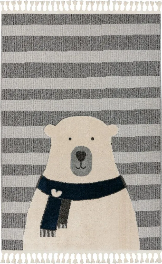 Tapis enfant antidérapant My Fano 398 Bear 120x170 cm - Facile à laver