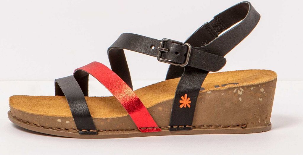 Art Sandalen Damen 1930 NAPPA MULTI BLACK/ I LIVE Bunt