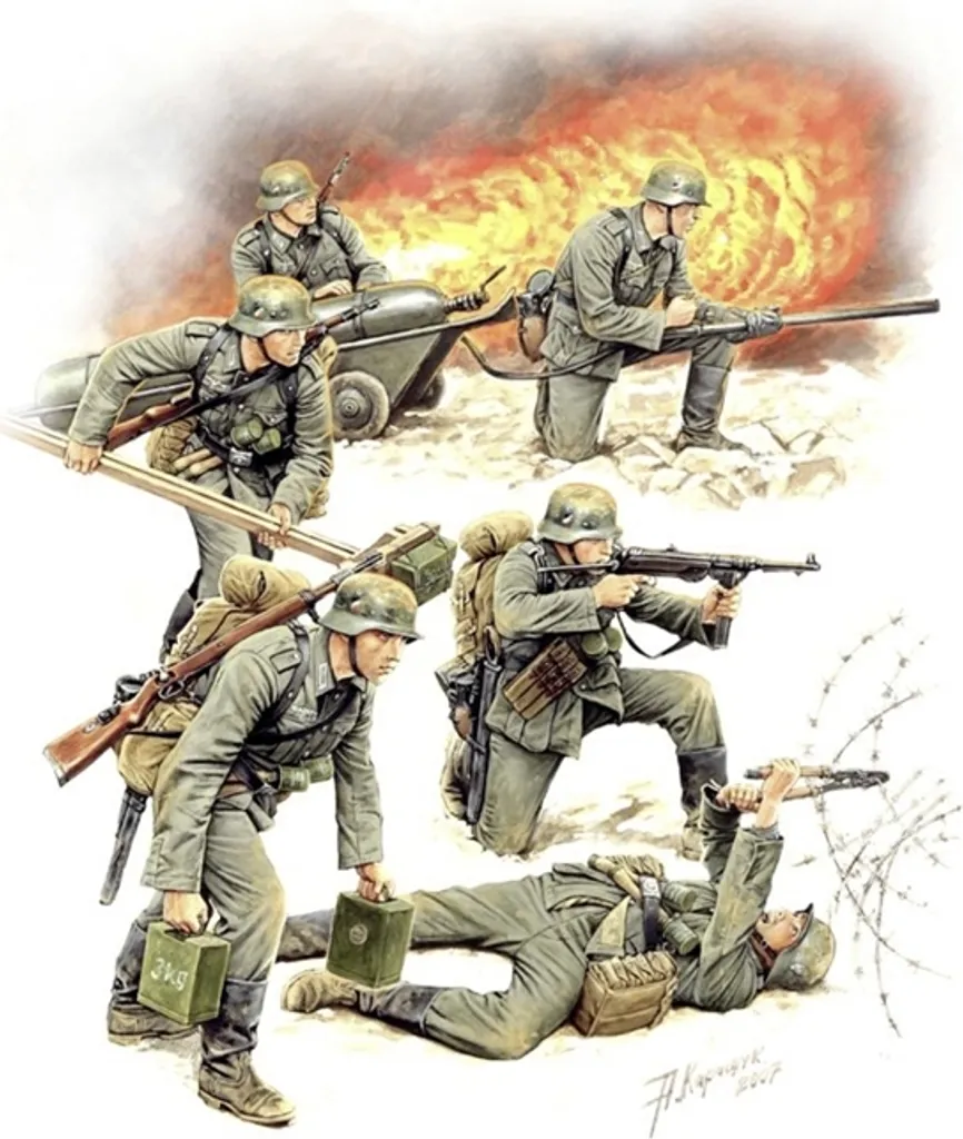 Sturmpioniere Allemands 1:35 Zvezda : Finition Haute Qualité pour WWII