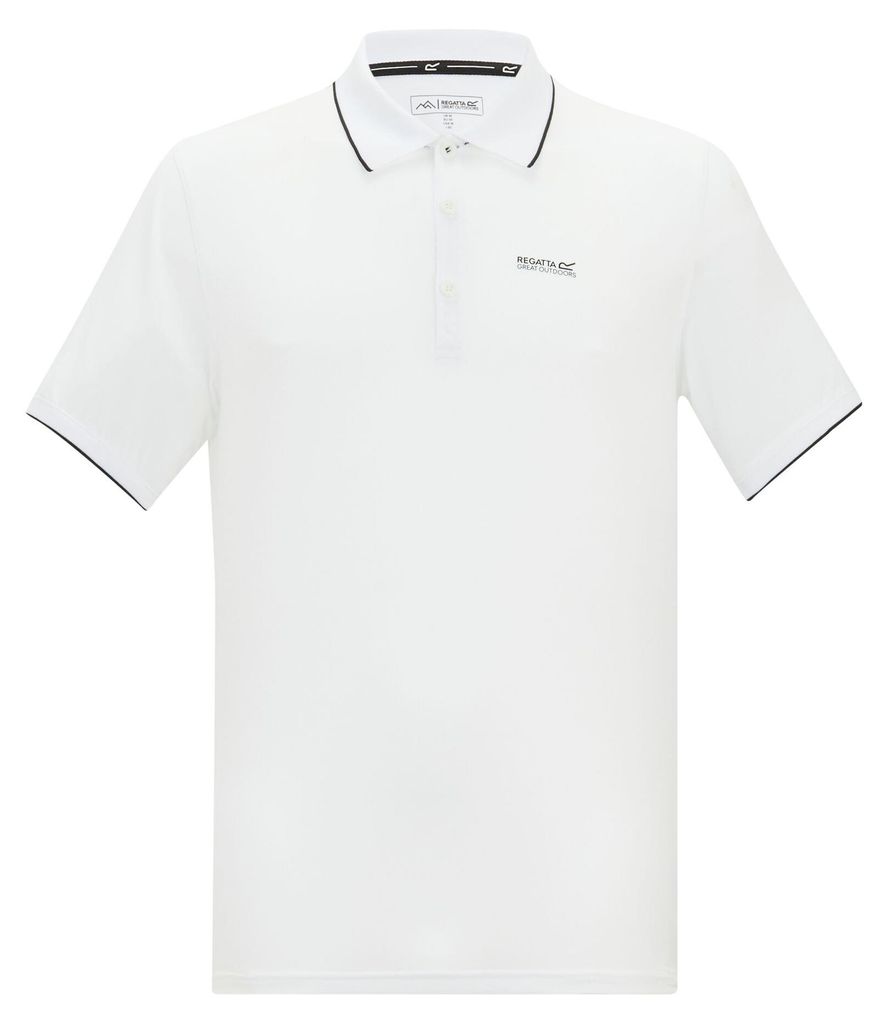 Regatta Herren Poloshirt Remex II kurzärmlig RG4217 (5XL) (Weiß)