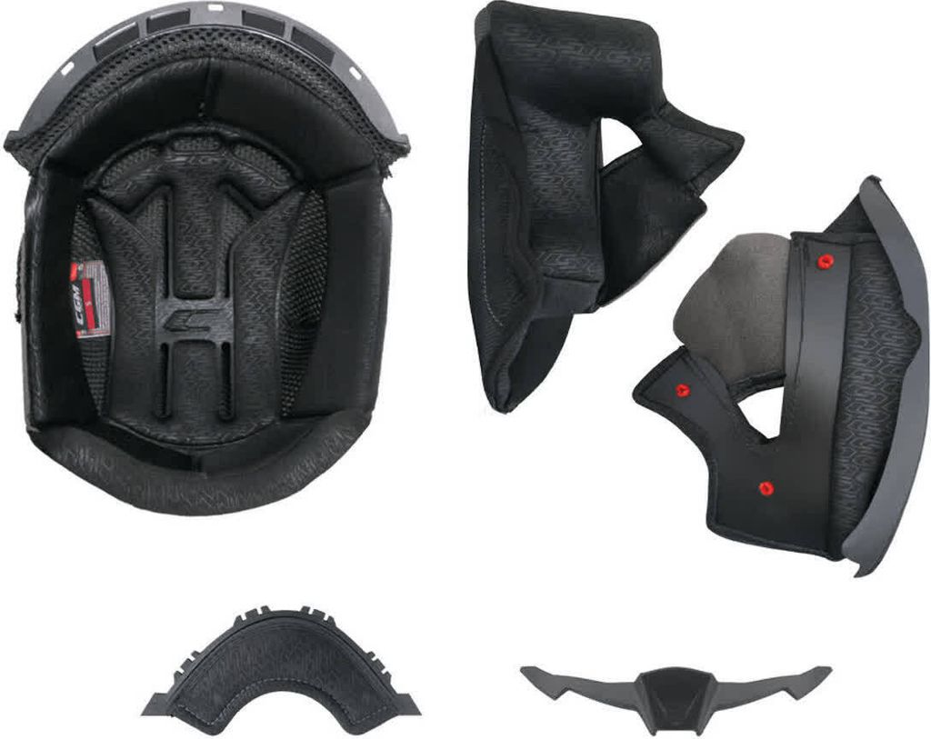Vollschwarzes Interieur CGM 330 RIOT Helm Größe S