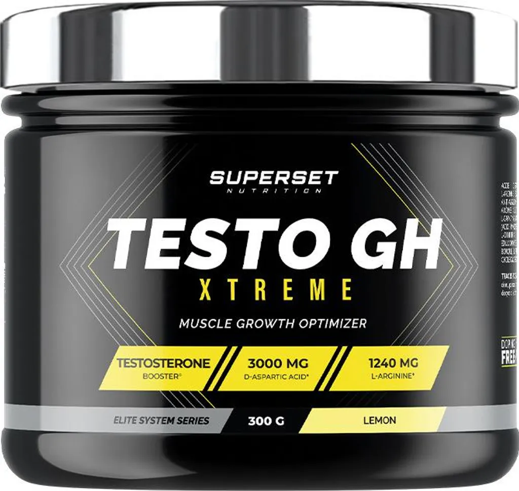 Booster de GH Testo GH Xtreme Superset Nutrition - Citron de 300g