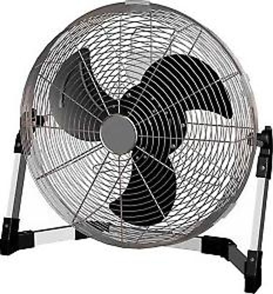 Zephir PF45CR, Schwarz, Flur, Stahl, 45 cm, 220-240V, 50Hz, 600 mm