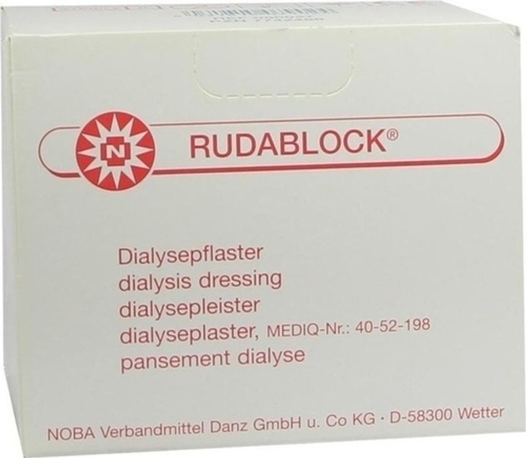 NOBA Rudablock® dialyzační sádra 2,5 cm x 8,5 cm bílá 100 Obrázek produktu 