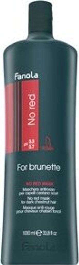 Fanola No Red Mask Haarmaske für braunes Haar 1000 ml Produktbild 