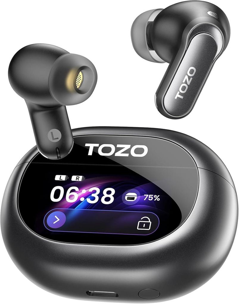 In Ear Kopfhörer Bluetooth 5.4, 6-Mikrofone, KI-klare Produktbild 