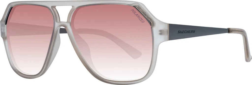 Lunettes de Soleil Forme Goutte d'Eau Skechers SE6119 Coloris Gris