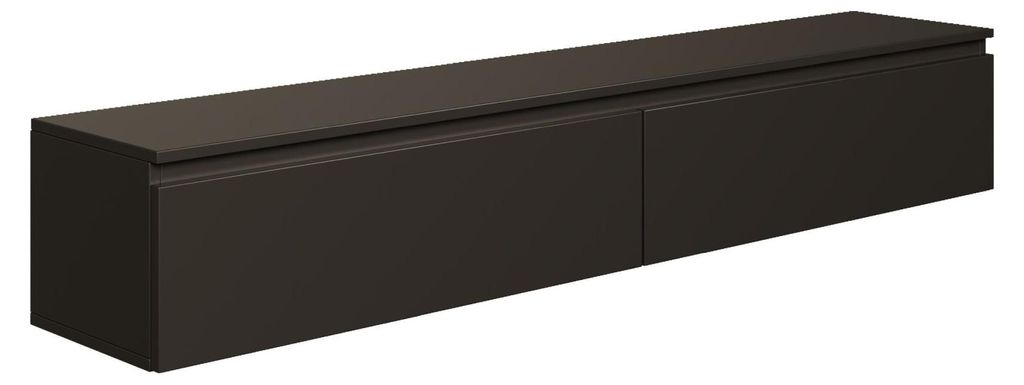 Selsey Bemmi - Mobile TV a parete, nero, 175 cm Immagine del prodotto 