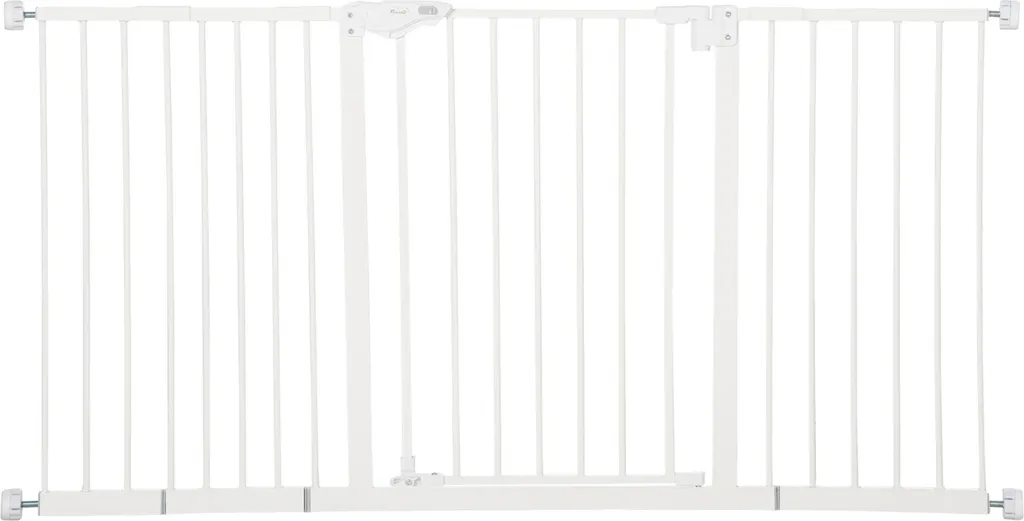 Barrière de sécurité extensible en métal blanc durable - 1475x762 cm