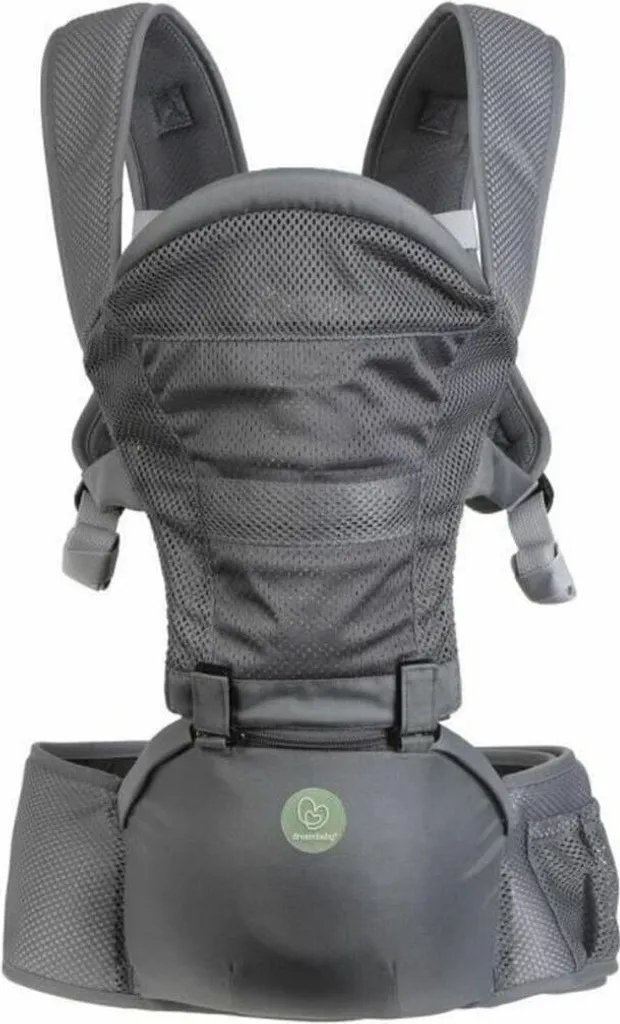 Porte-bébé Souple Respirant Gris Dreambaby - Confortable et Robuste
