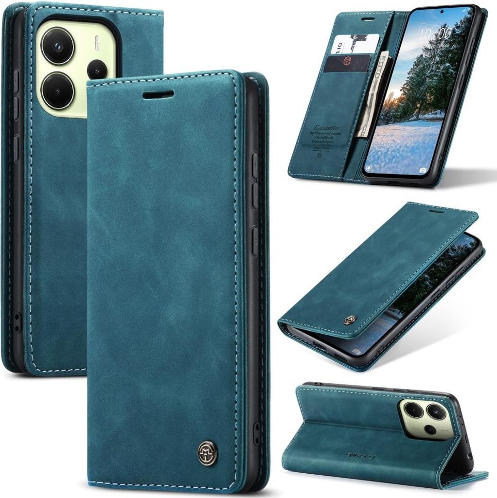 Xiaomi Redmi Note 14 4G Hülle - CaseMe 013 Klapphülle - Blau