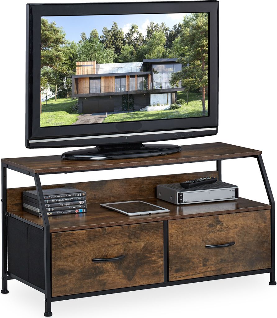 relaxdays TV Board im Industrial Style
