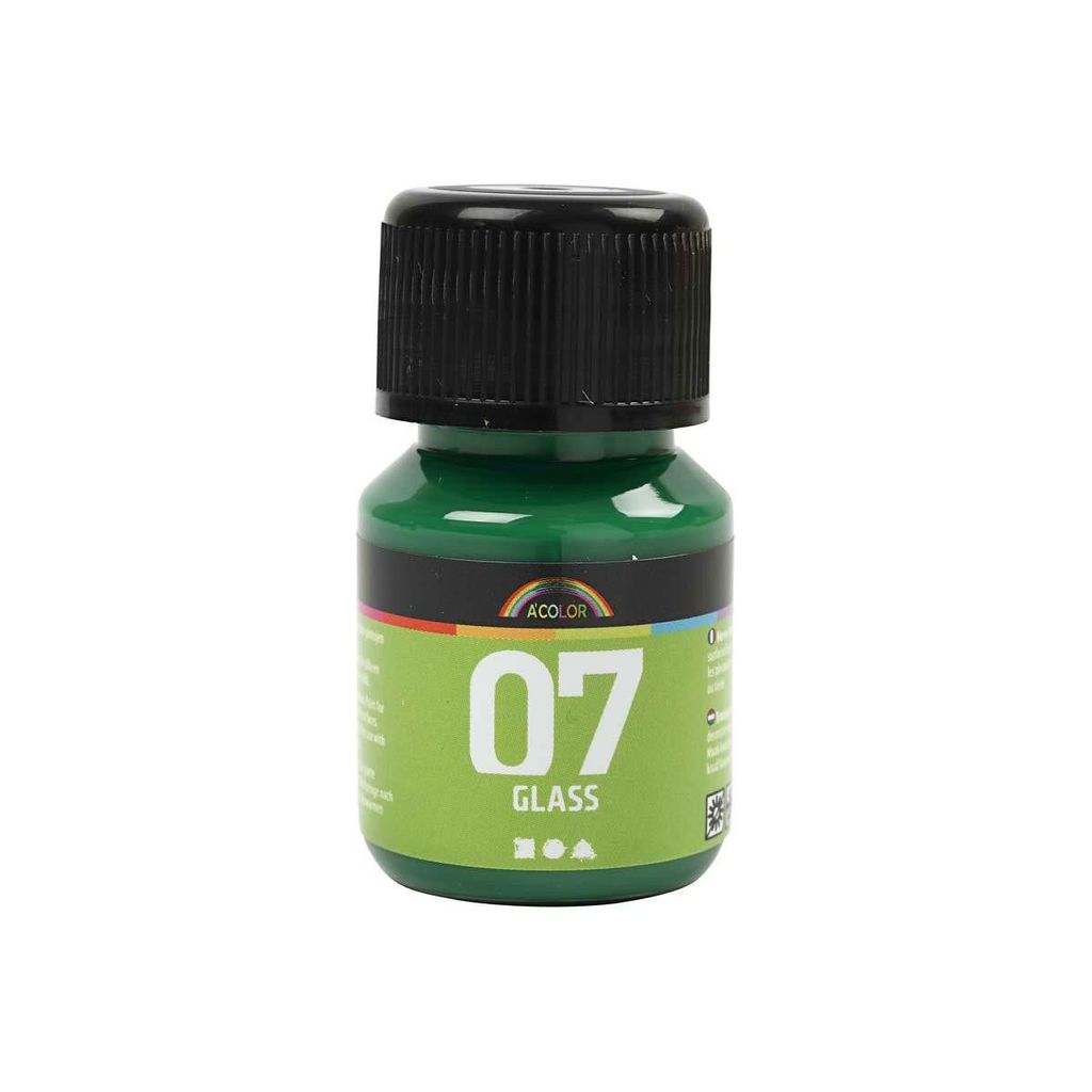Permanente Glasfarbe - Brillantes Grün, 30 ml Produktbild 