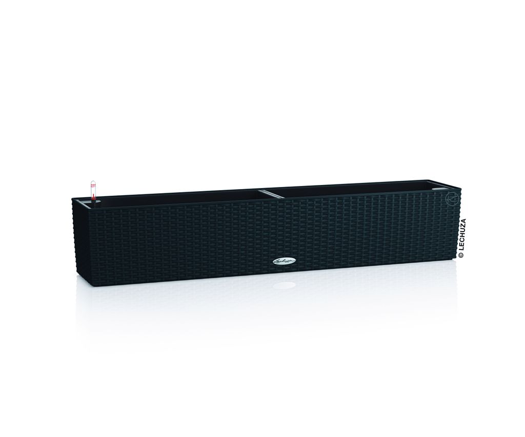 Kvetináč LECHUZA BALCONERA Cottage 100 Graphite black | Obrázok produktu 