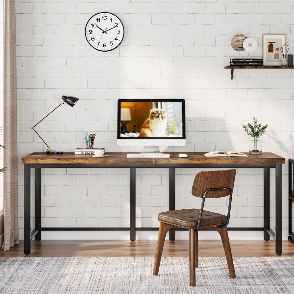 Tribesigns Doppelschreibtisch, 200cm Extra Lange Produktbild 4