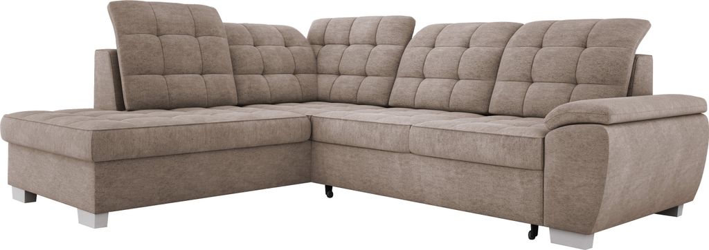 Komfortables Ecksofa LOTTA, Maße 258x212cm, Mit Schlaffunktion Und Hochwertiger Polsterung – Ideales Möbelstück Für Kleine Und Große Räume ...