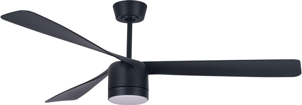 Energiespar Deckenventilator mit LED Beleuchtung und Produktbild 