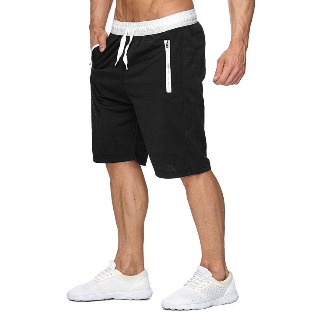 Herren-Strandhose, lässige große Baumwoll-Shorts, Produktbild 2