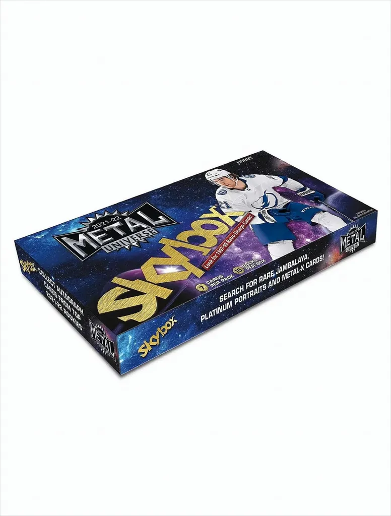NHL Skybox Metal Universe 2021-22 Design Métallique et Cartes PMG
