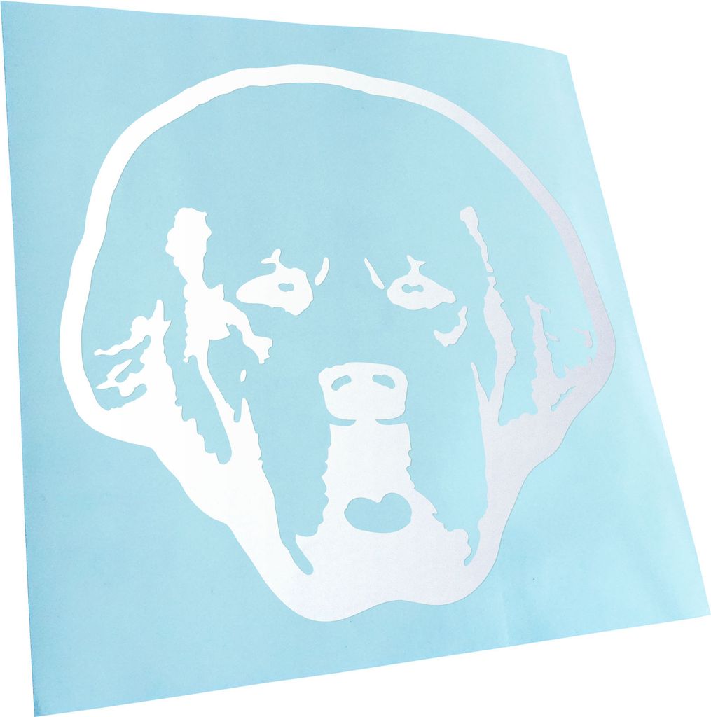 Kiwistar - Autoaufkleber - tibetan mastiff Hund - Silber - 11x10cm - Aufkleber für Auto, Laptop, Fahrrad, LKW, Motorrad mehrfarbig JDM Decal Racing