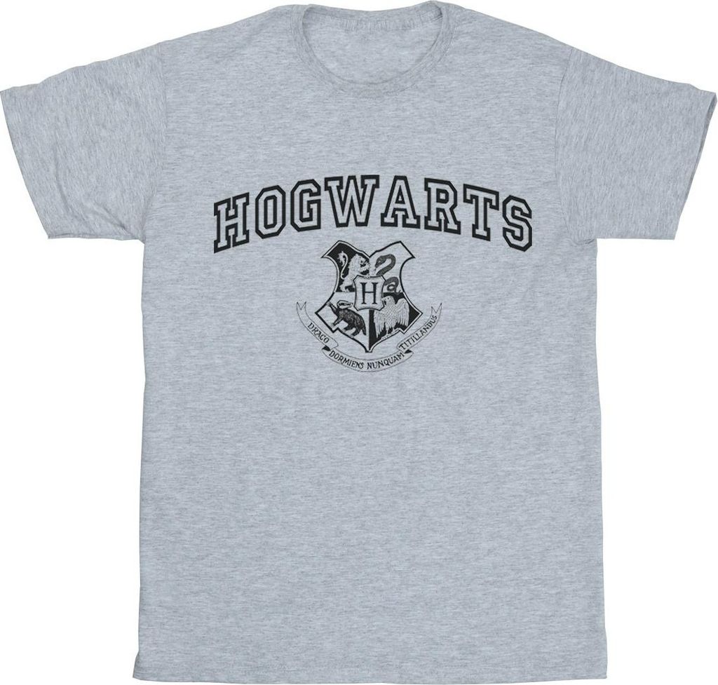 Harry Potter - "Hogwarts" T-Shirt für Herren BI30384 (3XL) (Grau)