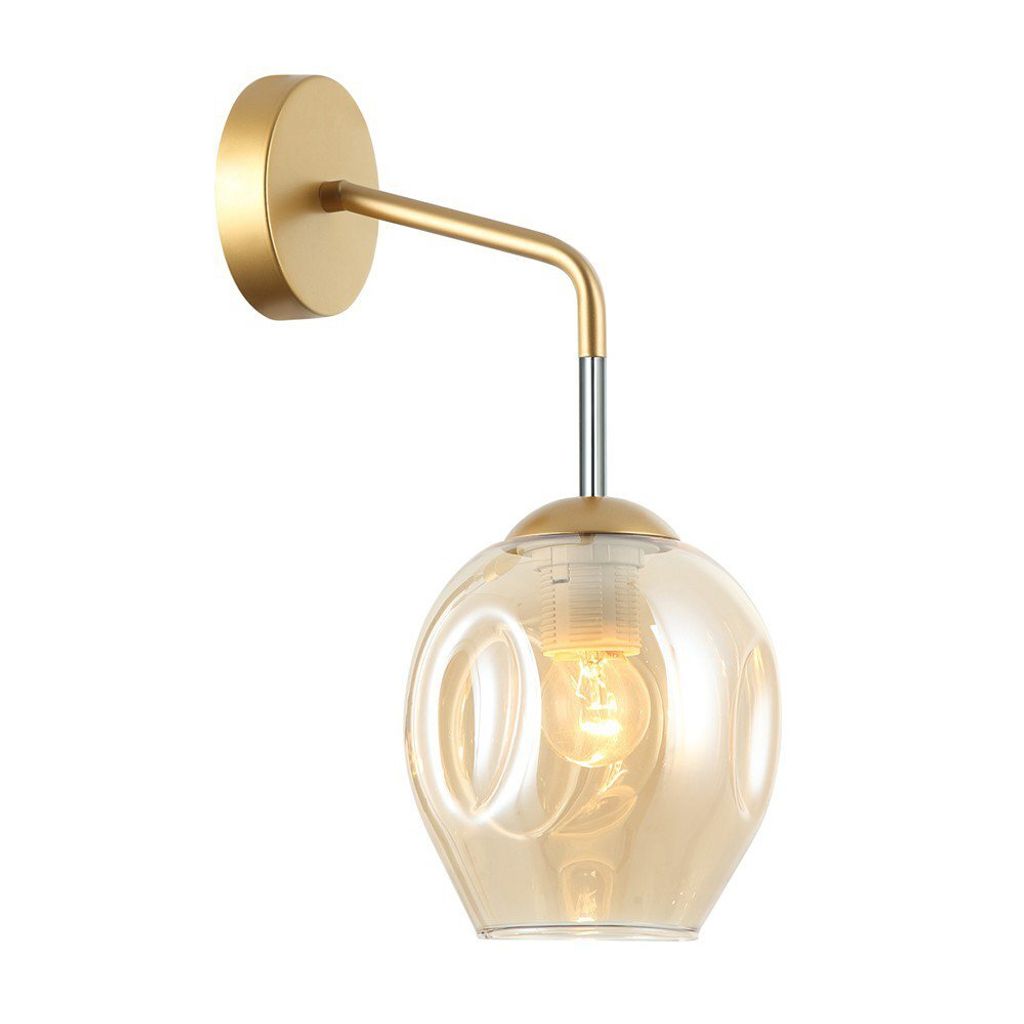 Wandleuchte Gold BORGO WL-30843-1 GD+AMB Italux