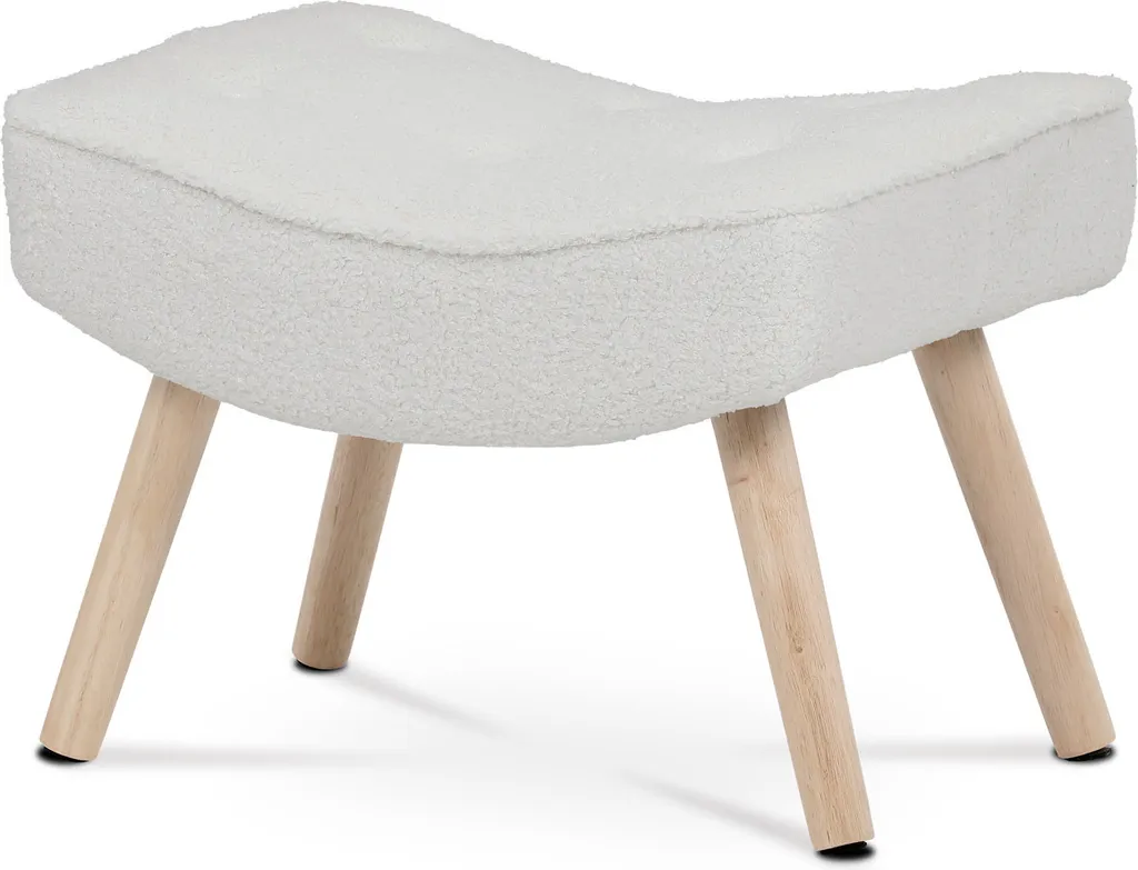 Repose-pieds de bureau pour télétravail AK-309P WT2 blanc confortable
