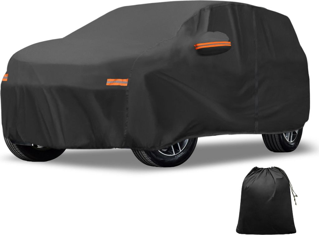 Autoabdeckung fš¹r Lincoln Corsair Aluminiumfolie Outdoor Vollgarage Allwetter wasserdicht winddicht Sonnenschutz Regenschutz mit Fahrertš¹r Re...