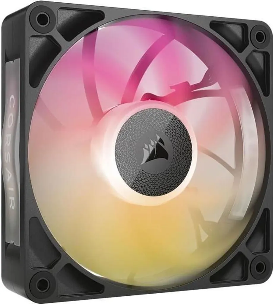 Raffreddamento PC Corsair iCUE LINK RX120 MAX RGB, ventola da 12 cm, 400-2000 giri/min, 0,22-4,16 mmH2O, nero