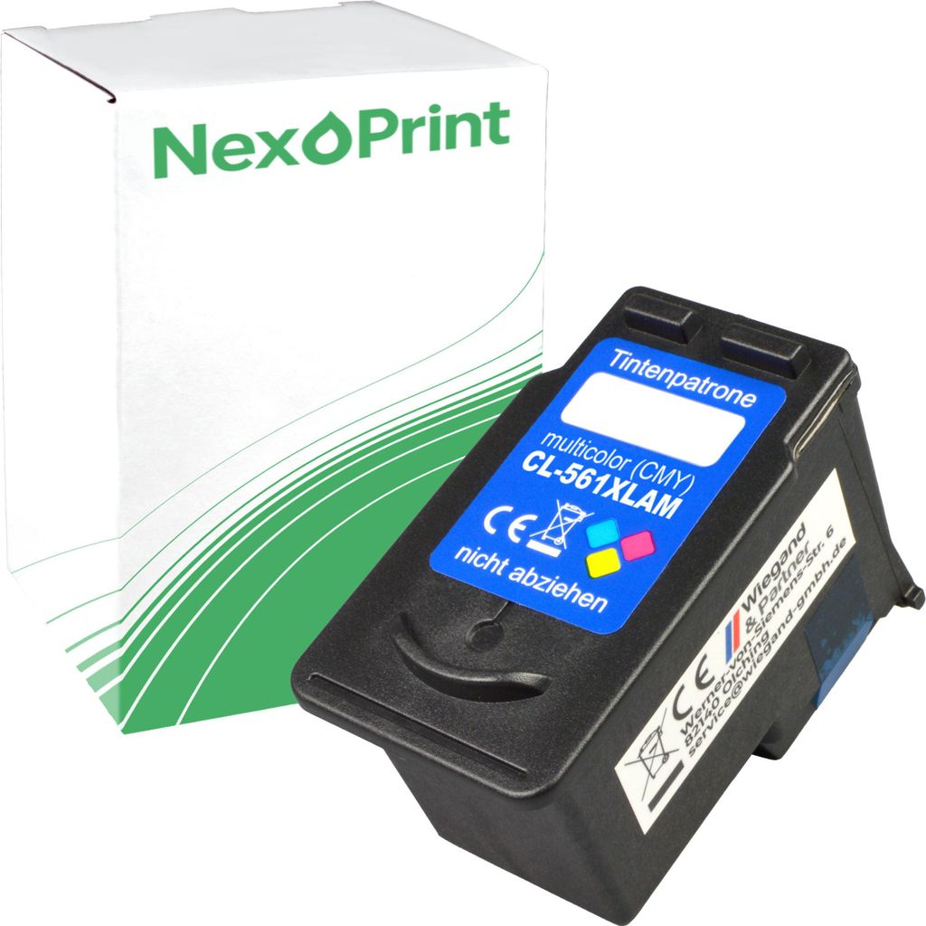 NexoPrint CL-561XL CMY (Farbe) Druckerpatronen kompatibel zu Canon Pixma TS 5353 a Pixma TS 5355 a Pixma TS 5450 ca. 600 Seiten
