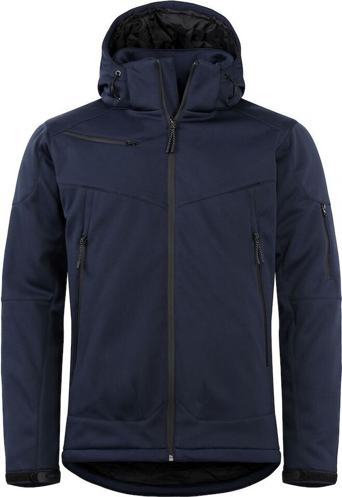 Clique - "Grayland" Steppjacke für Herren UB142 (L) (Dunkel-Marineblau)
