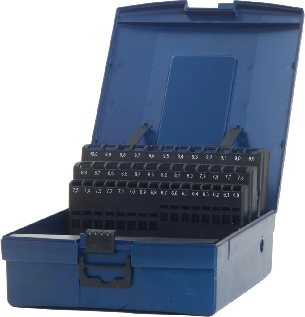 Cassetta Porta Punte DIN 338 Vuota | Range 6,0-10,0 mm | 41 Alloggi