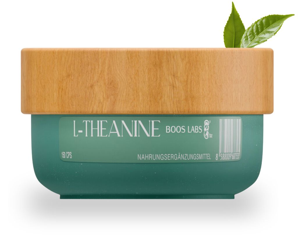 BOOS LABS L Theanin Aminosäure I 200mg I 150 vegane Kapseln I L-Theanin Kapseln Hochdosiert I Camellia Sinensis - Alternative zu Ashwagandha