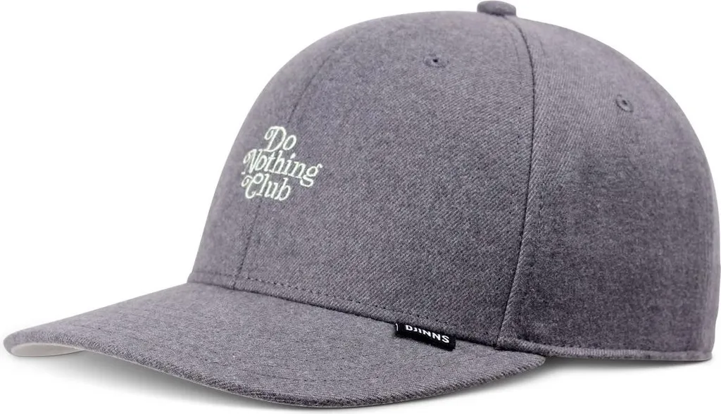 Casquette ajustée Djinns TrueFit 2.0 DNC Wooly Grey en laine mélangée