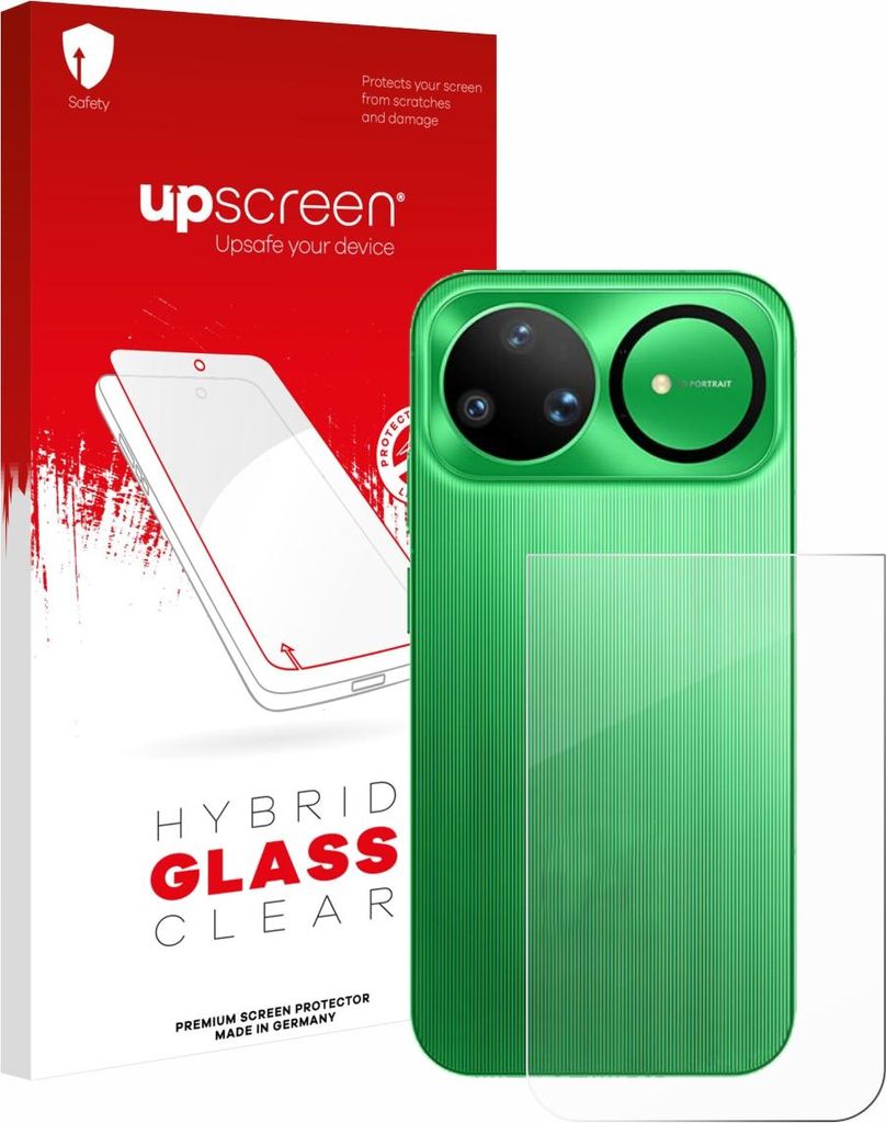 upscreen Schutzglas für Huawei Nova 15 Ultra (Rückseite) Schutzfolie Panzer Folie Glas Display Schutz klar