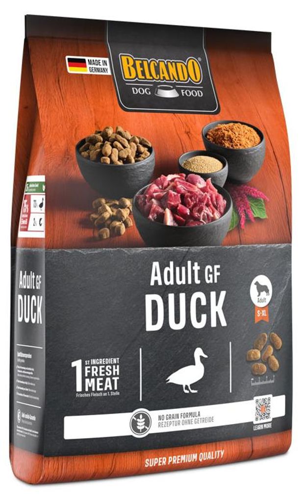 Belcando Adult GF Duck 4kg, Adult, Ente, 1 kg Produktbild 