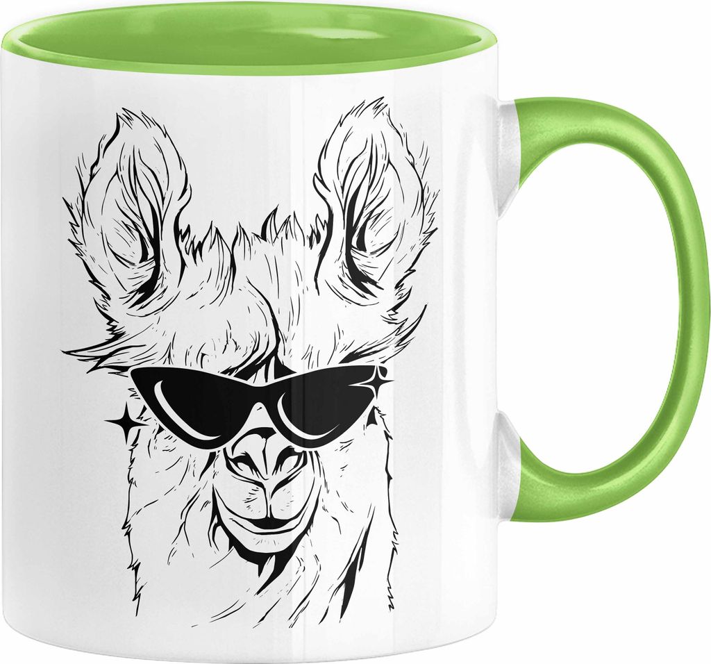 Llama Alpaka Tasse Geschenk Lama Geschenkidee für Lama-Fans Produktbild 