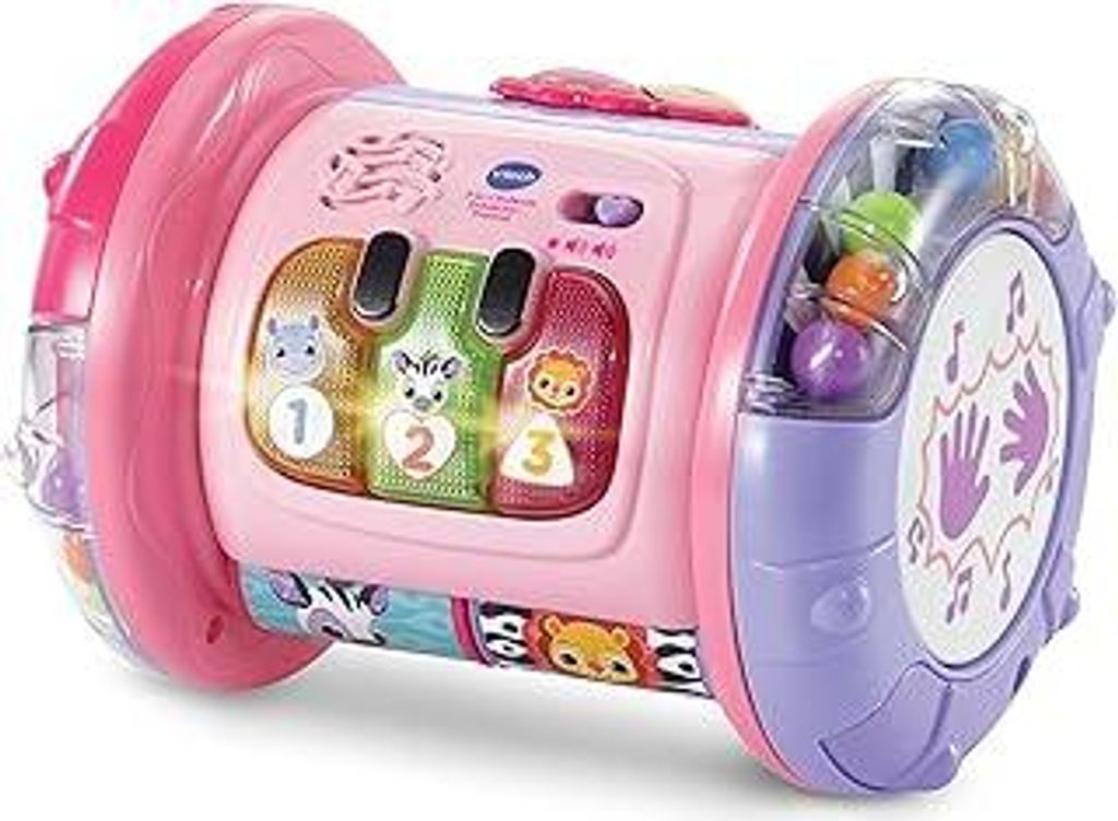 Vtech 3-in-1 Rollende Entdecker-Trommel pink