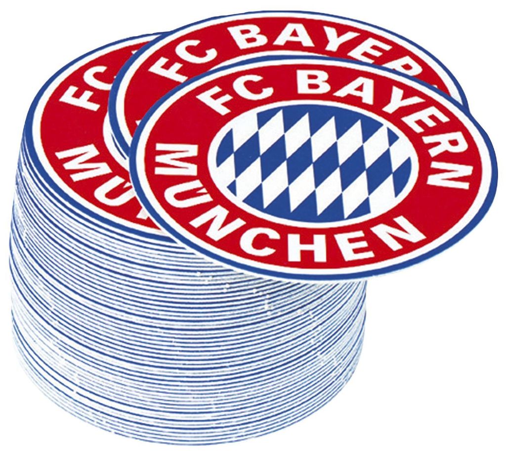 Fc Bayern München Bierdeckel Emblem 50St. Produktbild 