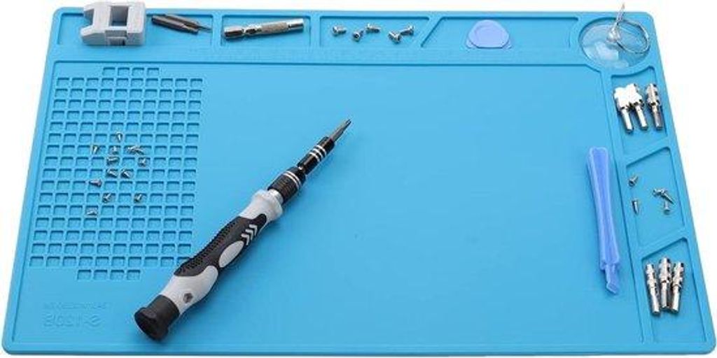 Hitzebeständige Antirutsch Silikon Reparaturmatte für Elektronikreparatur