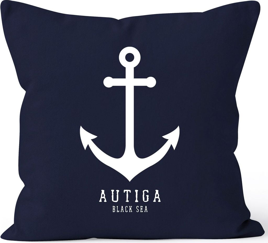 Kissenbezug Anker Nautical Sailor Segeln Autiga navy unisize