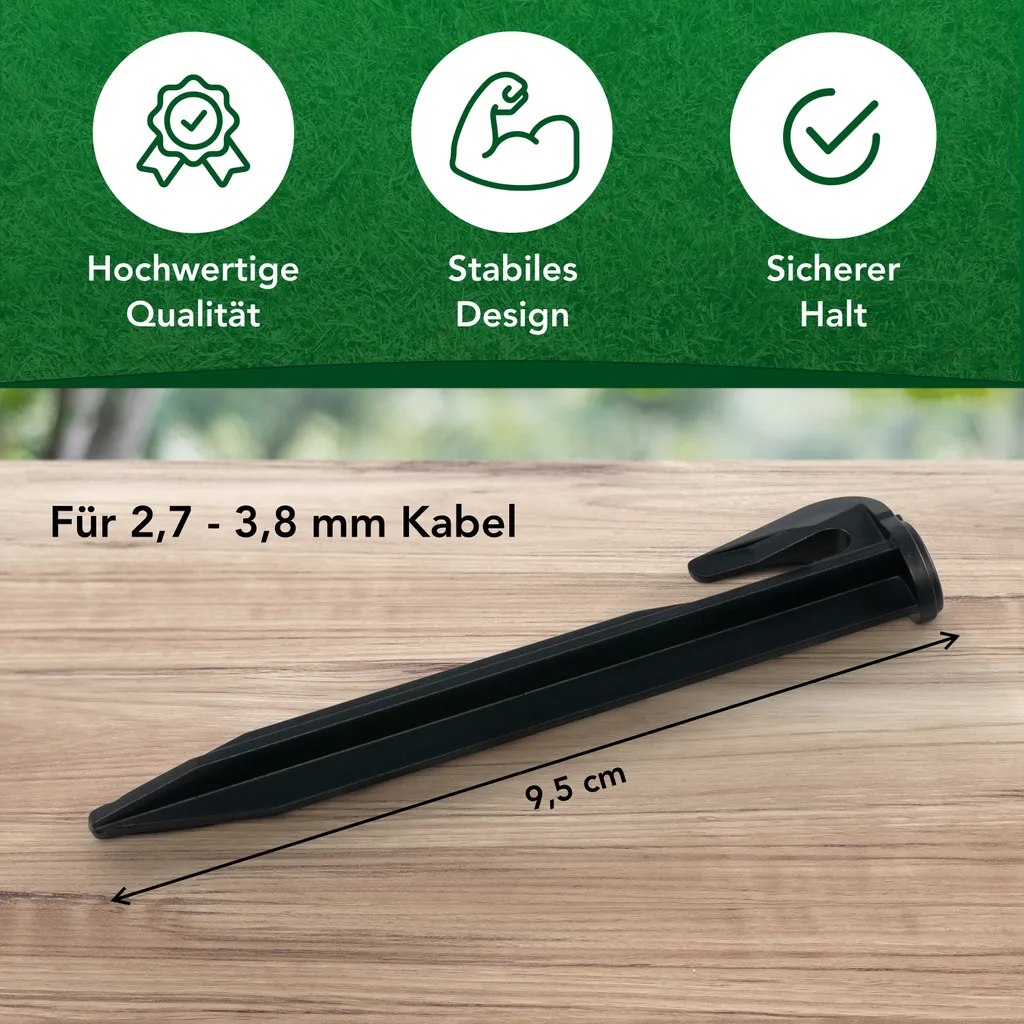 400 Ganci Yardforce Compatibili | Picchetti HQ ABS Rinforzati per Robot - 2