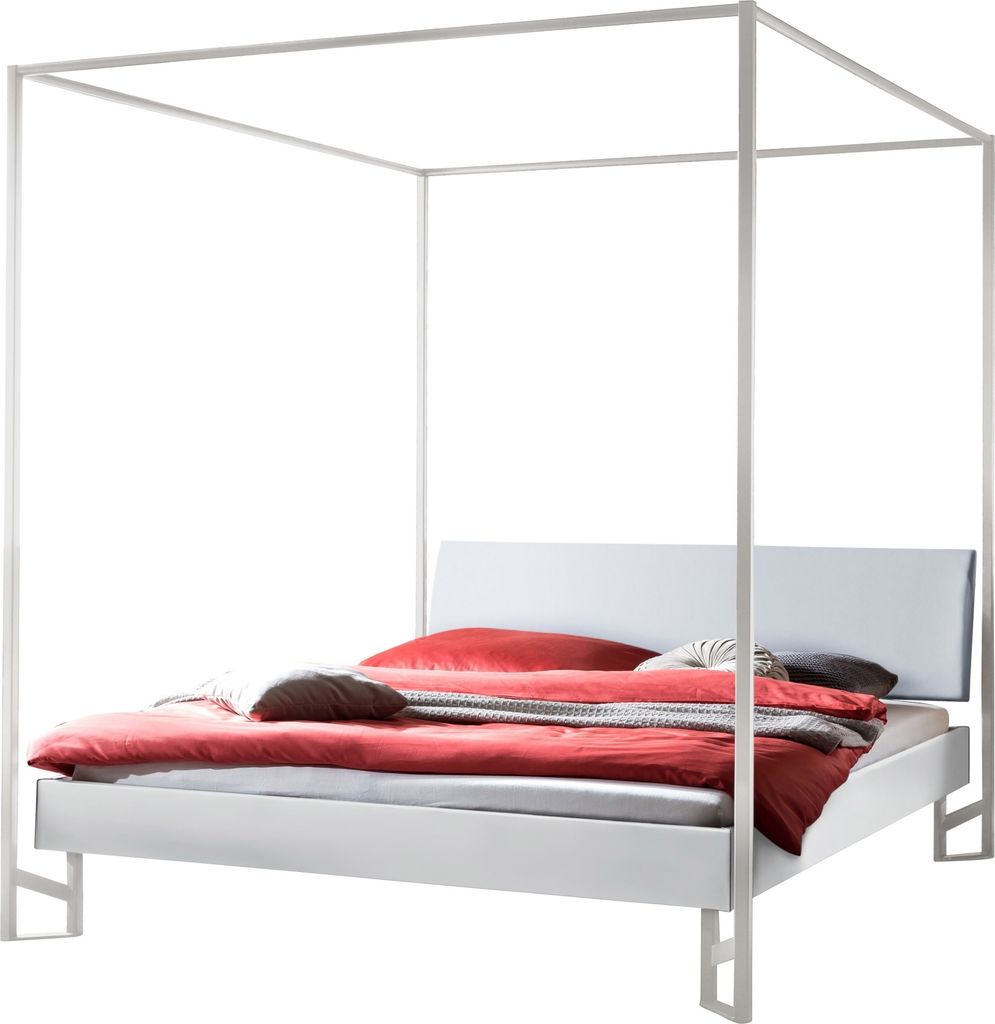 HASENA Industrial Himmelbett Cileno weiß 160x200