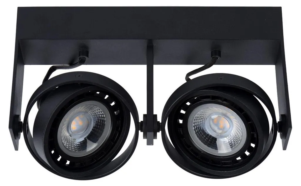 Éclairage Plafond LED Variable Lucide GRIFFON Noir pour Finir les Zones Sombres