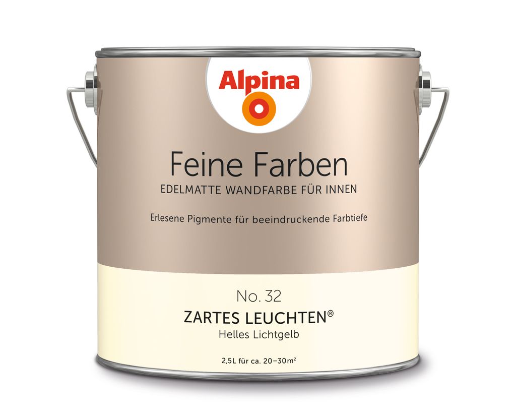 Alpina Feine Farben No. 32 Zartes Leuchten edelmatt 2,5 Liter