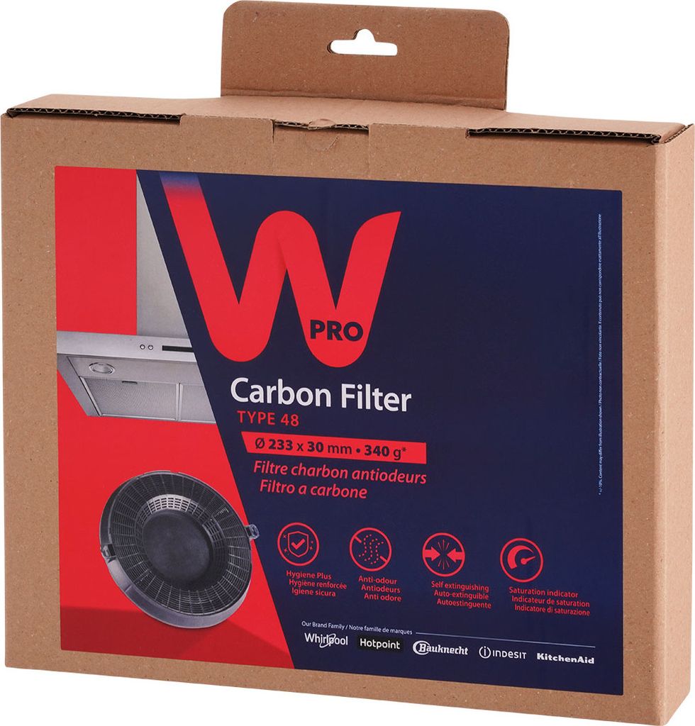 Uhlíkový filter filter s aktívnym uhlím Typ48 Whirlpool Obrázok produktu 