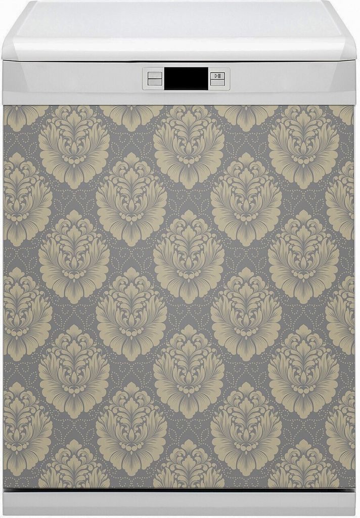 Magnet für Spülmaschine Abwaschbar 60x80 cm Magnet für Spülmaschine Magnetmatte Dekor - Adamasque -Muster