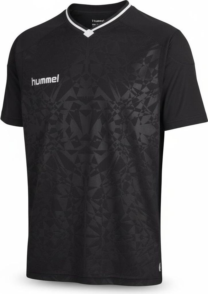 hummel Herren Sirius Short Sleeve Jersey Trikot, Schwarz, M